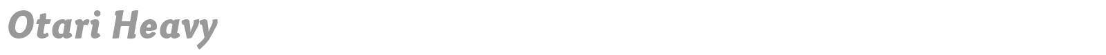 Otari font preview